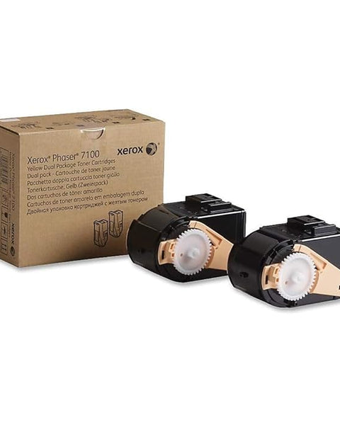 Xerox Phaser 7100 Dual Package Black Toner Cartridge - Standard Yield