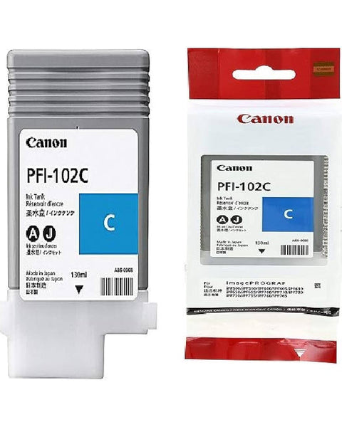 Canon PFI-102 Cyan Ink Cartridge