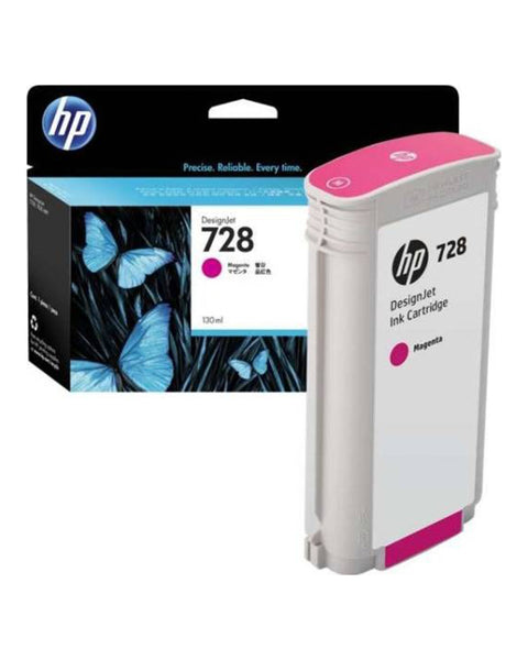 HP 728 Magenta 130ml Ink Cartridge
