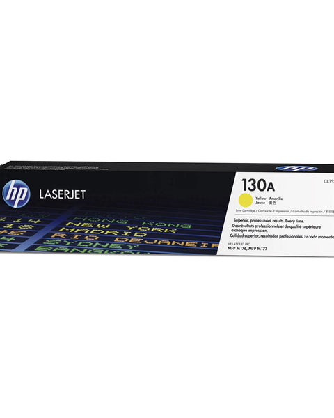 HP 130A Yellow Original LaserJet Toner Cartridge (CF350A)