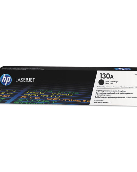 HP 130A Black Original LaserJet Toner Cartridge (CF350A)
