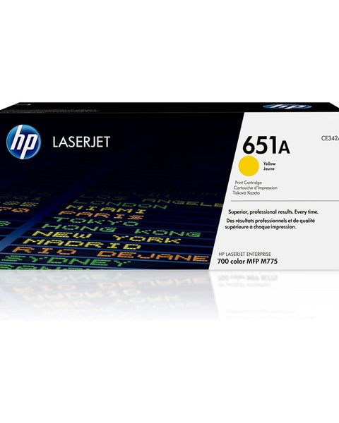 HP 651A Yellow Original LaserJet Toner Cartridge (CE341A)