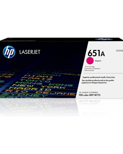 HP 651A Magenta Original LaserJet Toner Cartridge (CE341A)