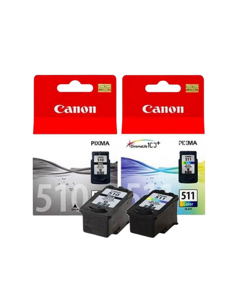 Canon 510 Black & 511 Color Ink Cartridges