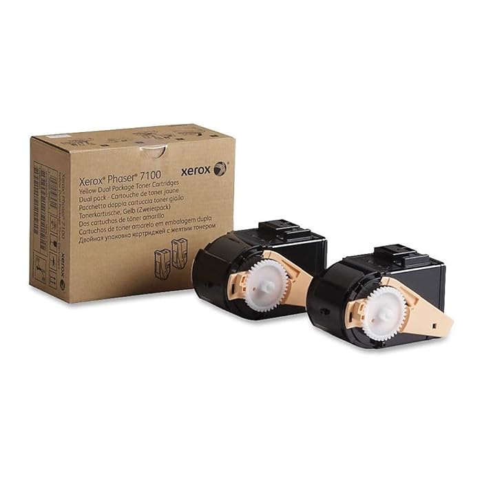 Xerox Phaser 7100 Dual Package Black Toner Cartridge - Standard Yield