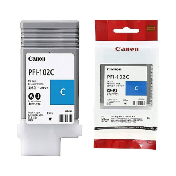 Canon PFI-102 Cyan Ink Cartridge