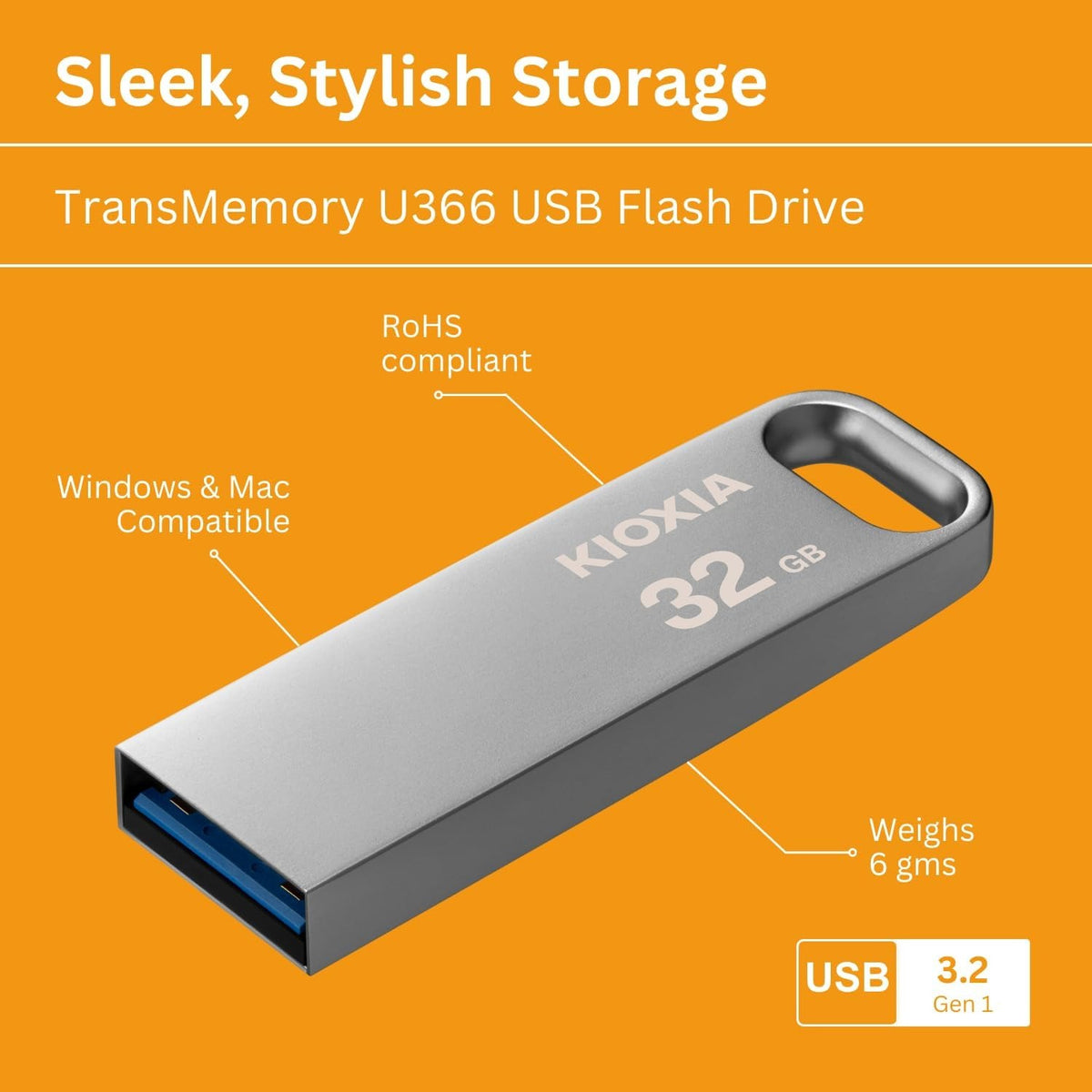 Toshiba Flash Mini 32GB USB Drive
