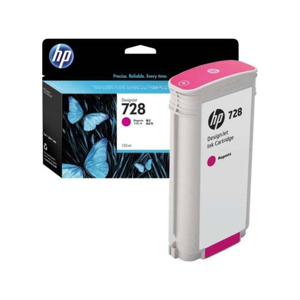 HP 728 Magenta 130ml Ink Cartridge
