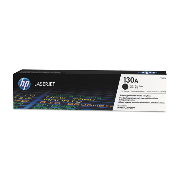 HP 130A Black Original LaserJet Toner Cartridge (CF350A)