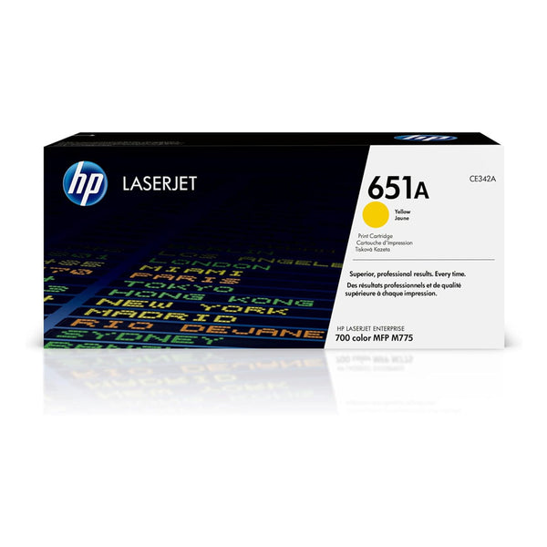 HP 651A Yellow Original LaserJet Toner Cartridge (CE341A)