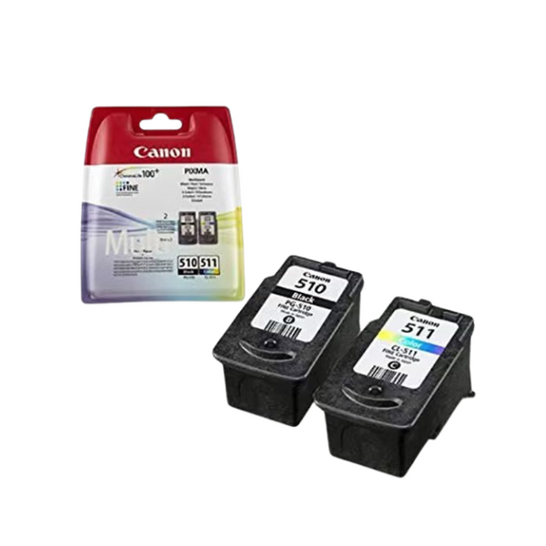 Canon 510 Black & 511 Color Ink Cartridges