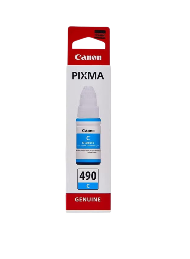 Canon 490 Ink Tank Cartridge 4-Color Set – Black, Cyan, Yellow, Magenta