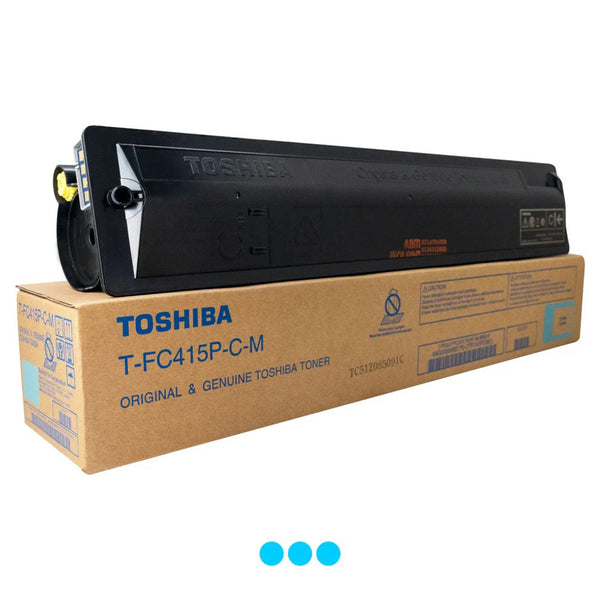 Toshiba Toner Cartridge T-FC415K - Cyan - Compatible with 2515/3015 Series