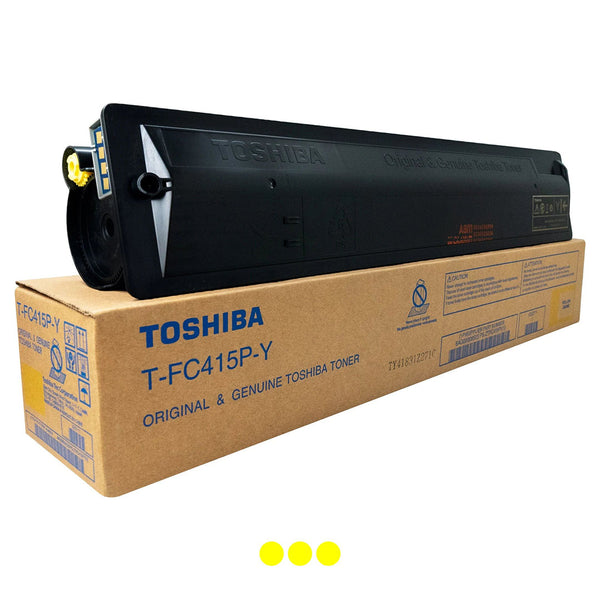 Toshiba Toner Cartridge T-FC415K - Yellow - Compatible with 2515/3015 Series