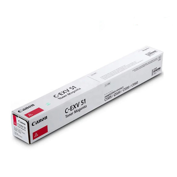 Canon C-EXV 51 Magenta Toner Cartridge [Compactable with C5535i, C5540i, C5550i, and C5560i]